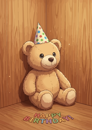 Verjaardag beer happy birthday