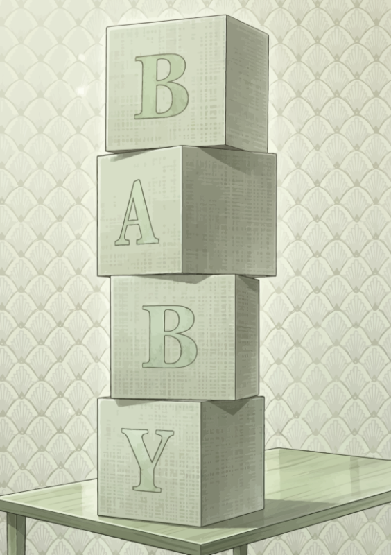 Baby blokken groen