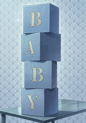 Baby blokken blauw