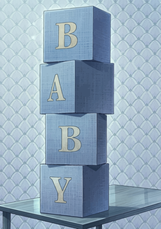 Baby blokken blauw