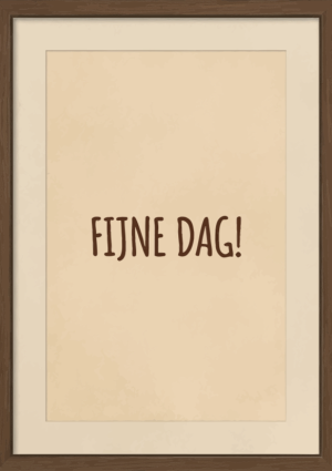 Fijne dag in klassieke stijl