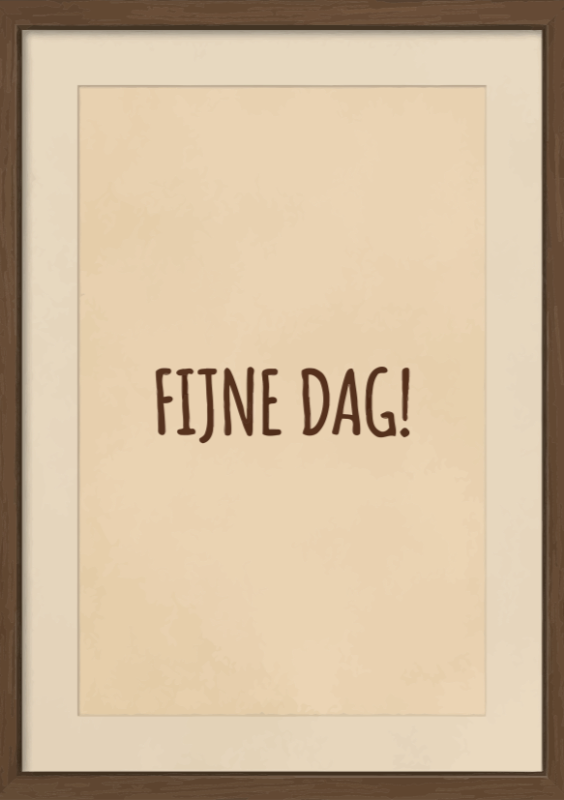 Fijne dag in klassieke stijl
