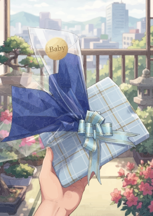 Cadeau baby blauw