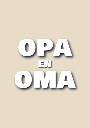 Opa en oma wenskaart