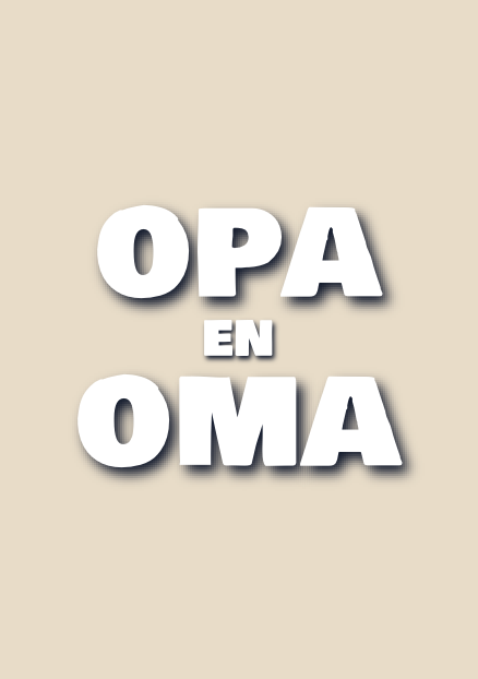 Opa en oma wenskaart