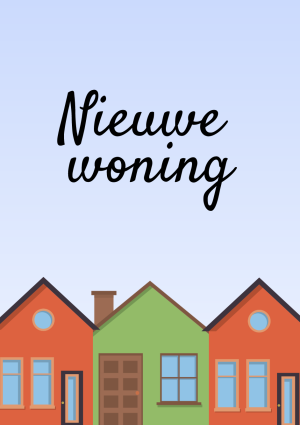 Nieuwe woning huizen
