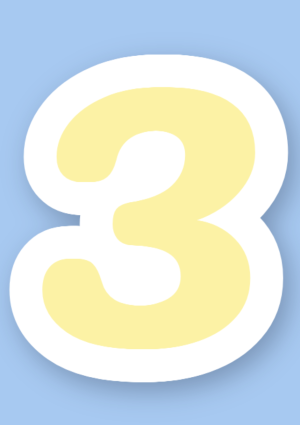 Verjaardag 3 jaar geel