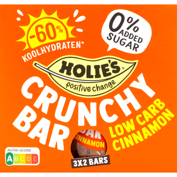 Holie’s Crunchy Bar Low Carb Cinnamon 6 x 20 g