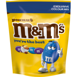 M&M's Blue Mix Chocolade en Pinda in Suikerlaagje 150 g