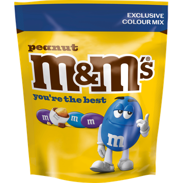 M&M’s Blue Mix Chocolade en Pinda in Suikerlaagje 150 g