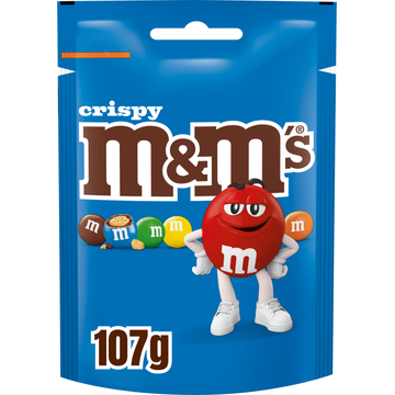 M&M’s Crispy Chocolade Snoepjes 107 g
