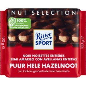Ritter Sport Puur Hele Hazelnoot 100 g
