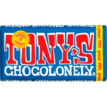 Tony’s Chocolonely Puur Chocolade Reep 70% 180 g