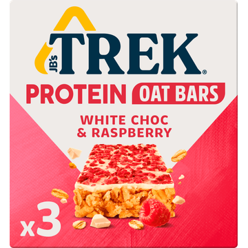Trek Smooth White Chocolate Raspberry 3 x 50 g
