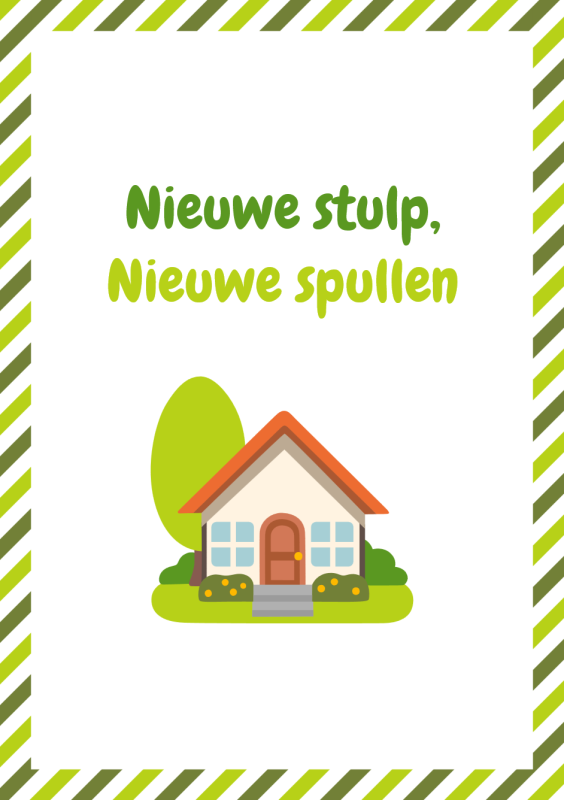 Nieuwe stulp, nieuwe spullen