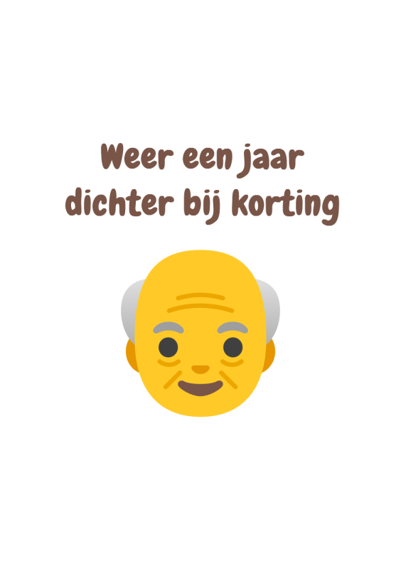 Weer een jaar dichter bij korting
