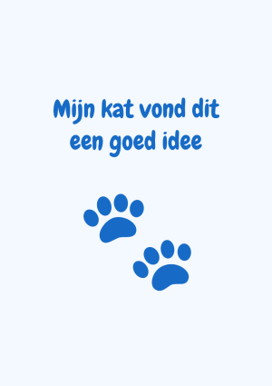 Mijn kat vond dit een goed idee