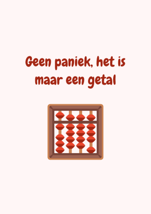 Geen paniek, het is maar een getal