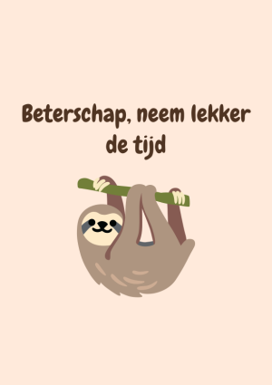 Beterschap, neem lekker de tijd