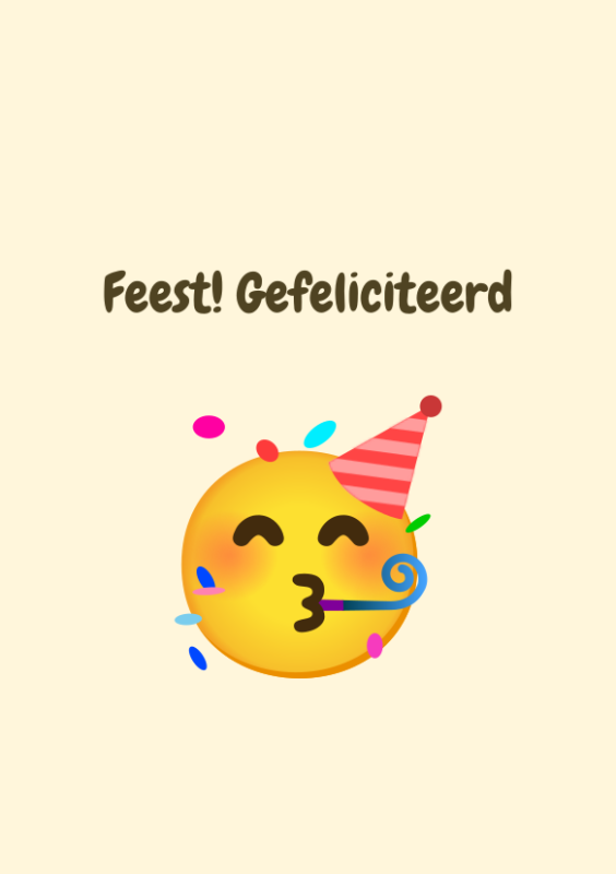 Feest! Gefeliciteerd