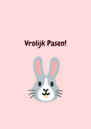 Vrolijk Pasen met paashaas