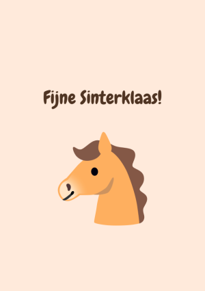 Fijne Sinterklaas met paard