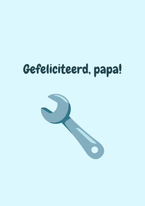 Gefeliciteerd, papa