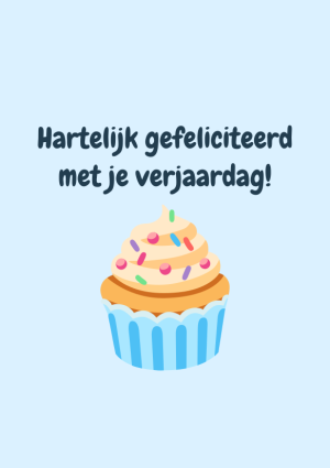 Hartelijk gefeliciteerd met je verjaardag