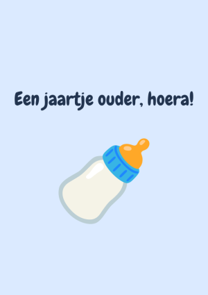 Een jaartje ouder, hoera