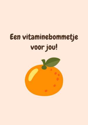 Een vitaminebommetje voor jou met sinaasappel