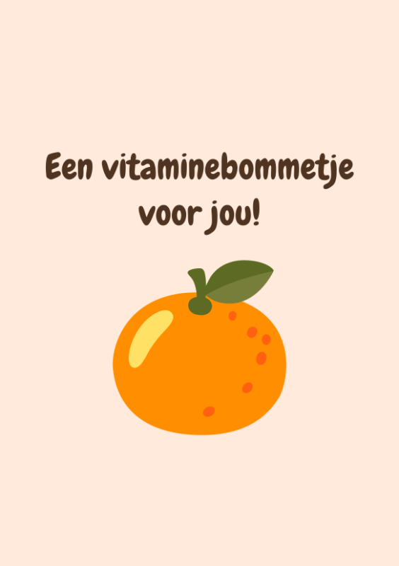 Een vitaminebommetje voor jou met sinaasappel