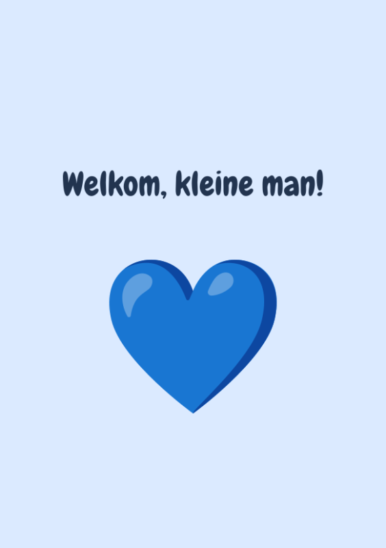 Welkom, kleine man