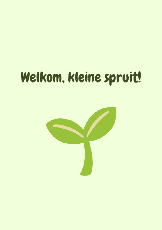 Welkom, kleine spruit