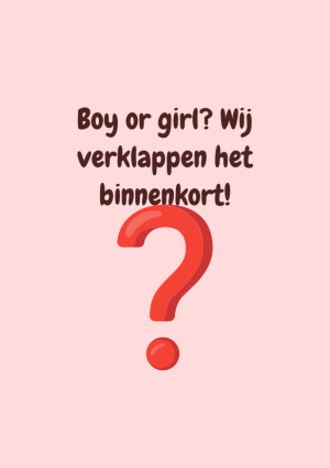 Boy or girl? Wij verklappen het binnenkort