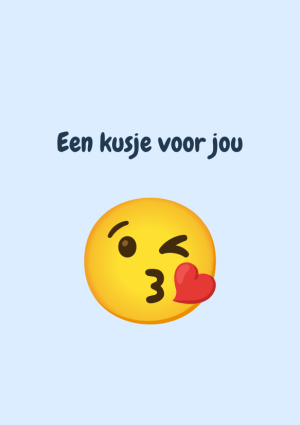 Een kusje voor jou