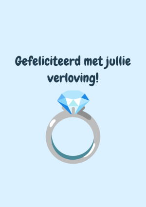 Gefeliciteerd met jullie verloving