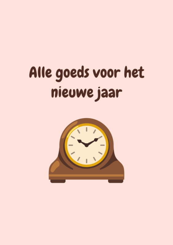 Alle goeds voor het nieuwe jaar