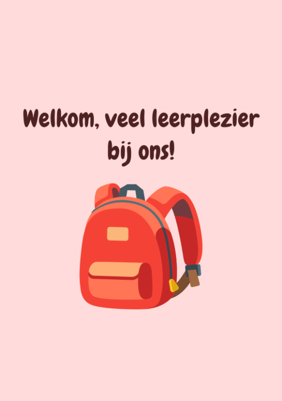 Welkom, veel leerplezier bij ons
