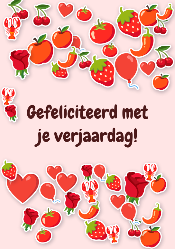 Gefeliciteerd met je verjaardag!