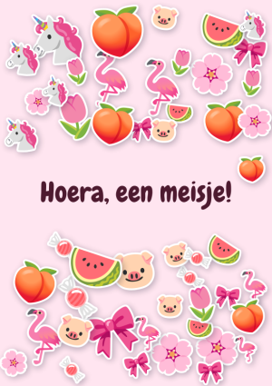 Hoera, een meisje!