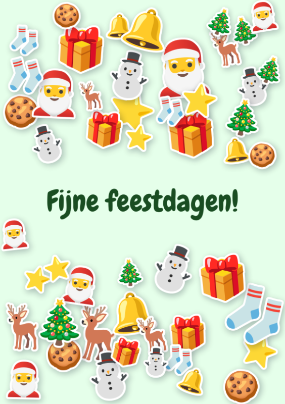 Fijne feestdagen!