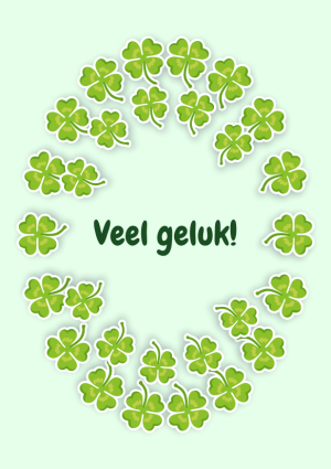 Veel geluk!