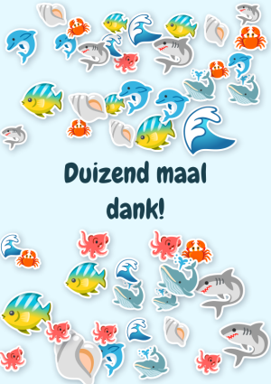 Duizend maal dank!
