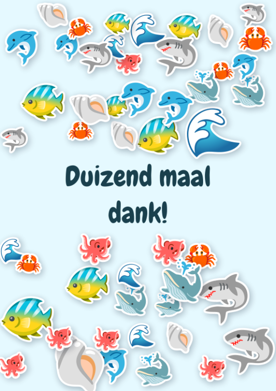 Duizend maal dank!