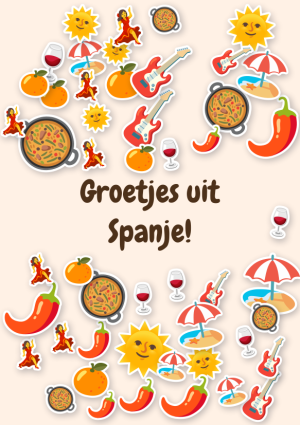Groetjes uit Spanje!