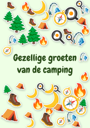 Gezellige groeten van de camping