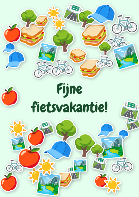 Fijne fietsvakantie!